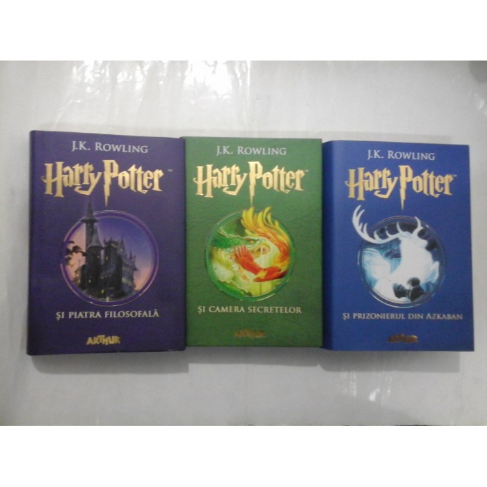 Seria HARRY POTTER / SI PIATRA FILOSOFALA/ SI PRIZONIERUL DIN AZKABAN / SI CAMERA SECRETELOR - J. K. ROWLING Seria HARRY POTTER / SI PIATRA FILOSOFALA/ SI PRIZONIERUL DIN AZKABAN / SI CAMERA SECRETELOR - J. K. ROWLING